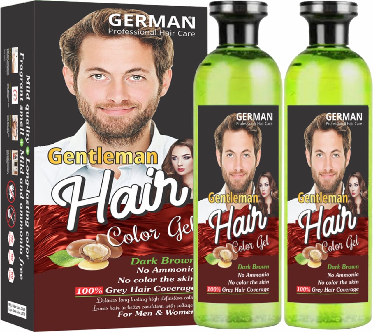 GENTLEMAN HAIR COLOR JELL OIL